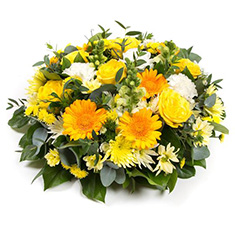 Gold &amp; White Posy P178