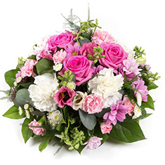 Pink &amp; Cream Posy P179
