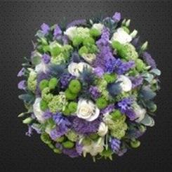 Blue and Lime Posy