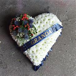 Heart with thistle H302