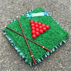 Snooker table funeral tribute BB378