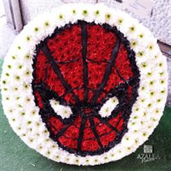 Spiderman funeral tribute