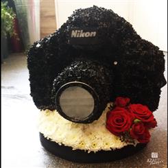 Camera funeral tribute