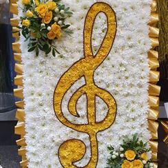 Music note treble clef 