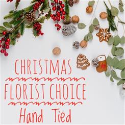 Christmas Florist Choice Hand Tied