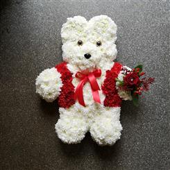Teddy red &amp; white BT259