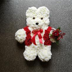 Teddy red &amp; white BT366