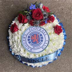 Rangers funeral posy