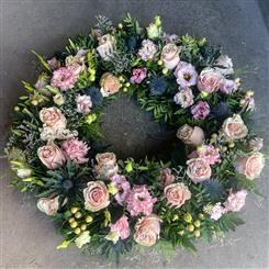 Pastel Wreath W158