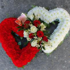 Double open heart H195