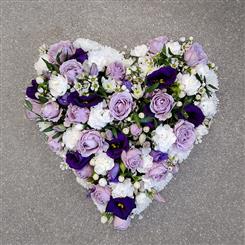 Lilac heart H203