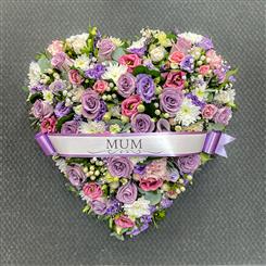 Pastel heart tribute