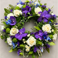 Wreath with Orchids W171