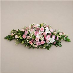 White Lily &amp; Mixed Pink Spray S111