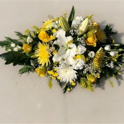 White &amp; Yellow Single Ended Spray S137