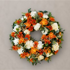 Amber &amp; Thistle Wreath W163